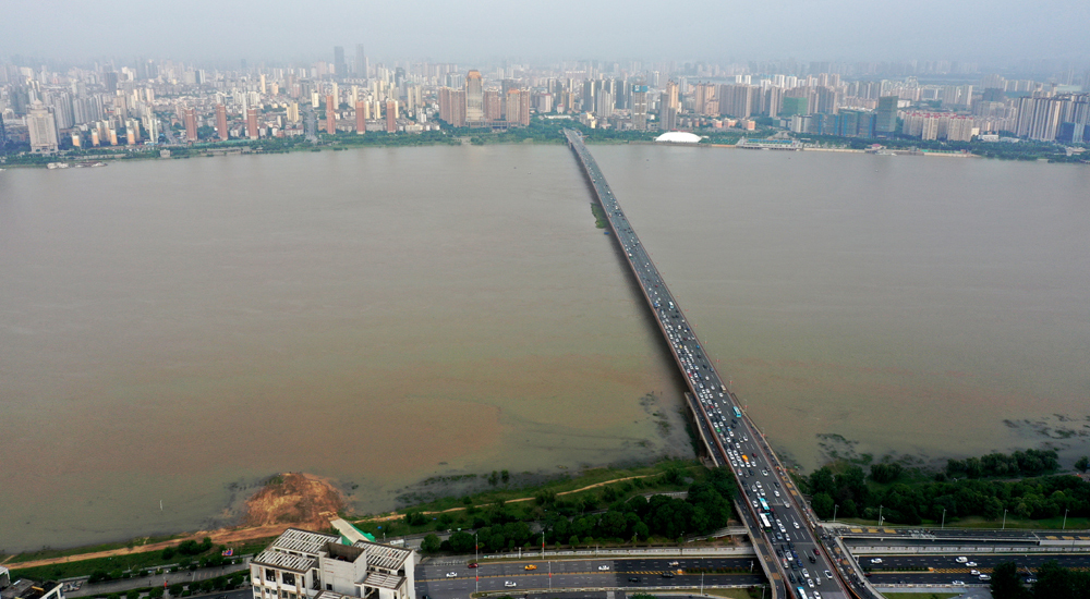 贛江南昌段水位達20米 仍將繼續上漲