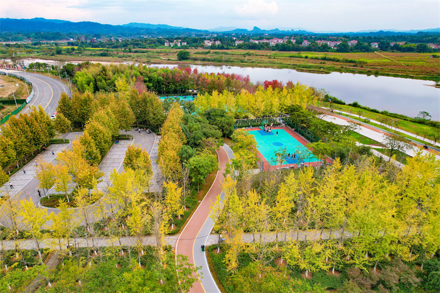 廣昌縣一處城市公園。危仁鵬攝