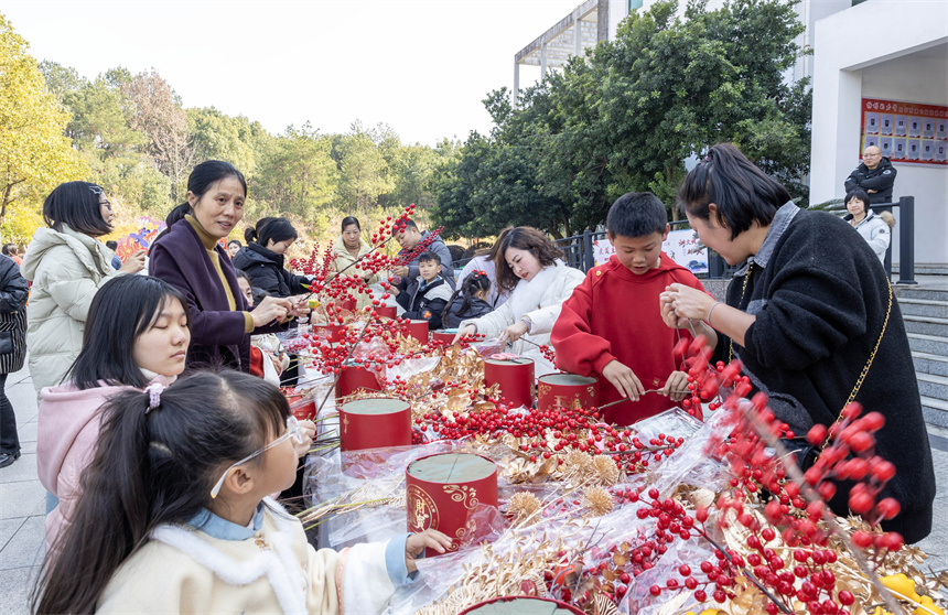 年宵花制作。 汪和云攝