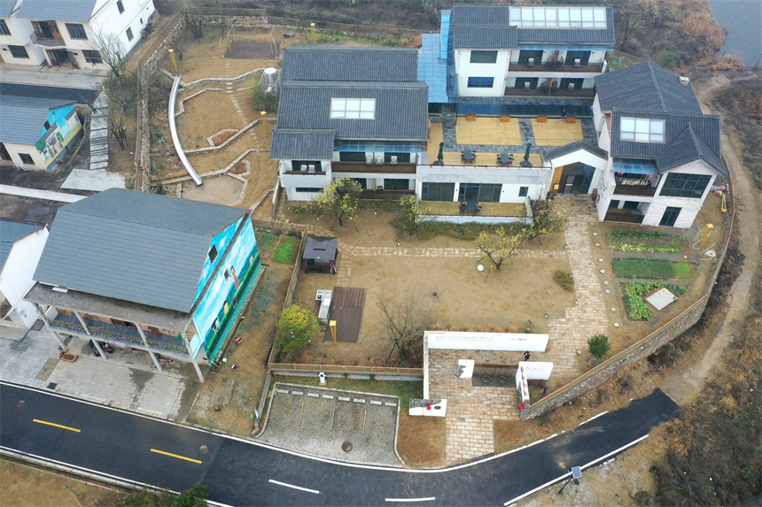 永修縣吳城鎮候鳥小鎮的星空民宿。 人民網記者 時雨攝