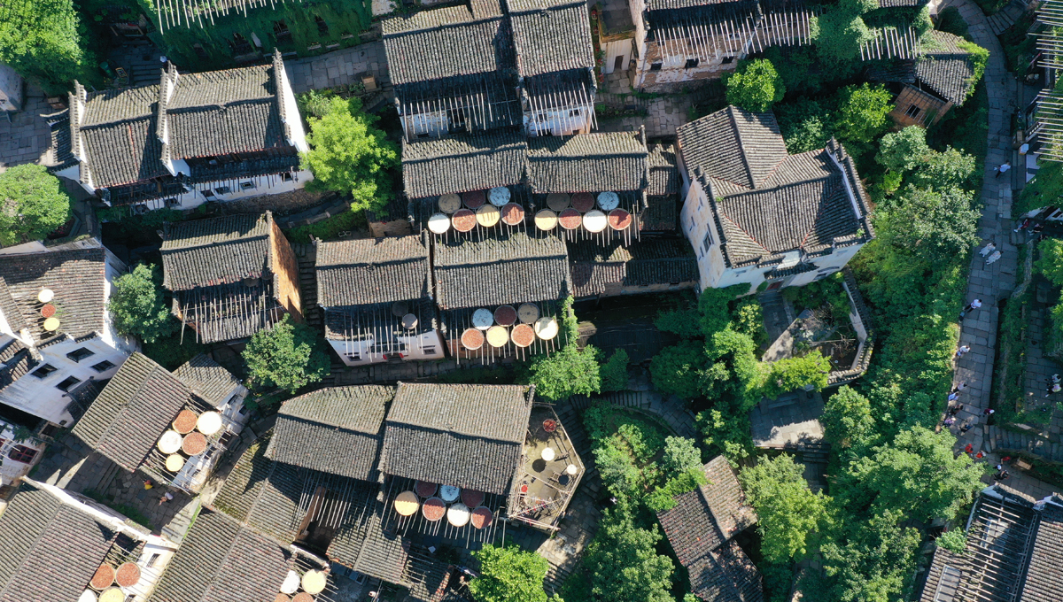 “曬秋”已成為篁嶺獨特的地域鄉土文化品牌