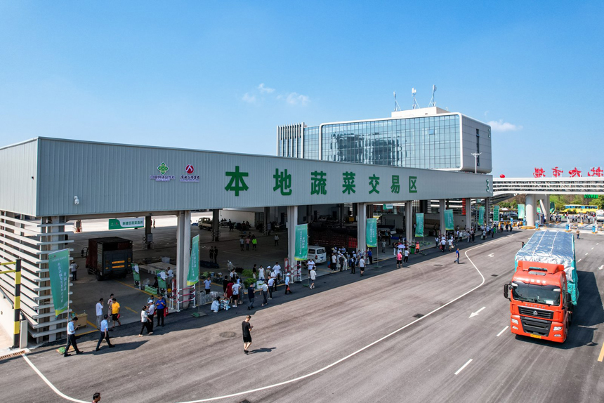 南昌洪旺智慧農批大市場開園