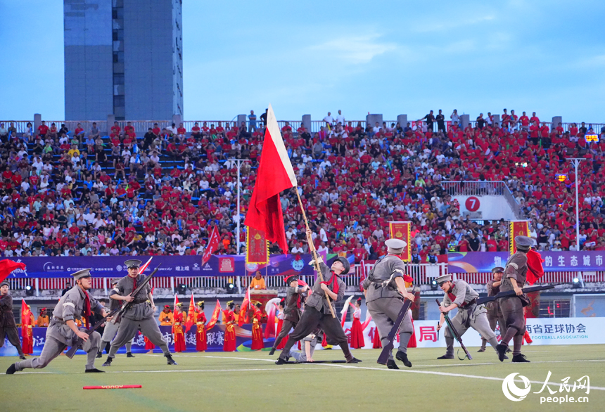 現場文藝表演。人民網記者 毛思遠攝