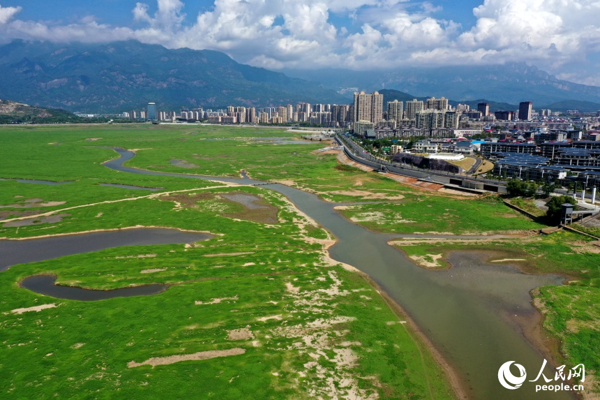 鄱陽湖低水位導致旱情加劇，給湖區的生產生活帶來影響。人民網記者 時雨攝
