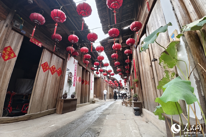 江西省廣昌縣甘竹老街。人民網記者 時雨攝